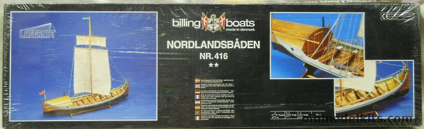 Billing Boats 1/20 Nordlandsbaden - Laser Cut, 416 plastic model kit